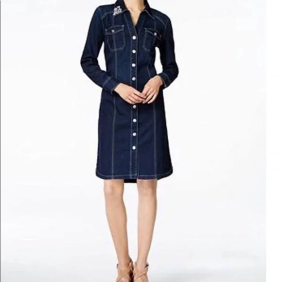 inc denim dress INC International Concepts | Dresses | Inc Denim Dress Size